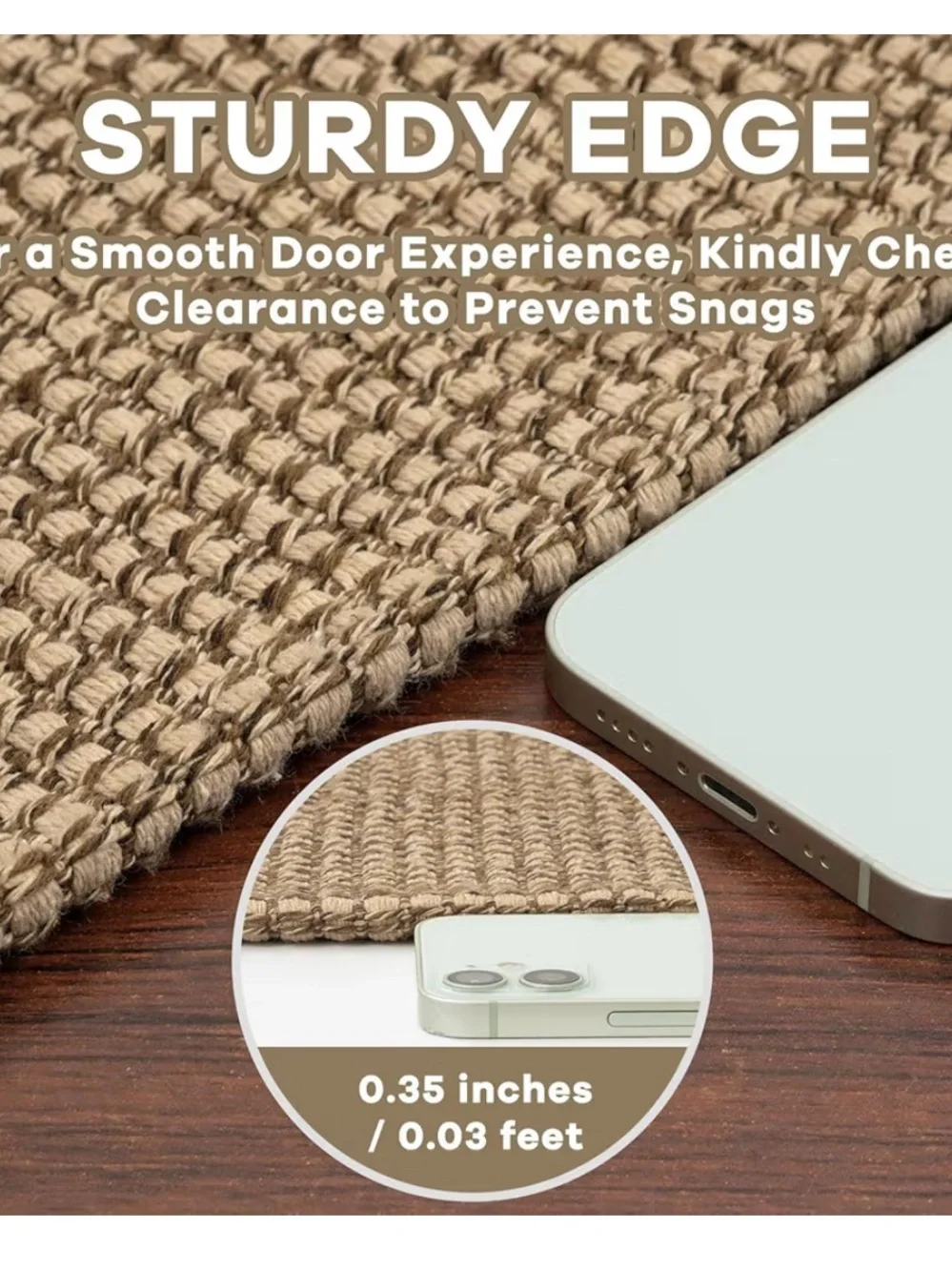 Kitchen Comfort Non-Slip Floor Mats (Tan)